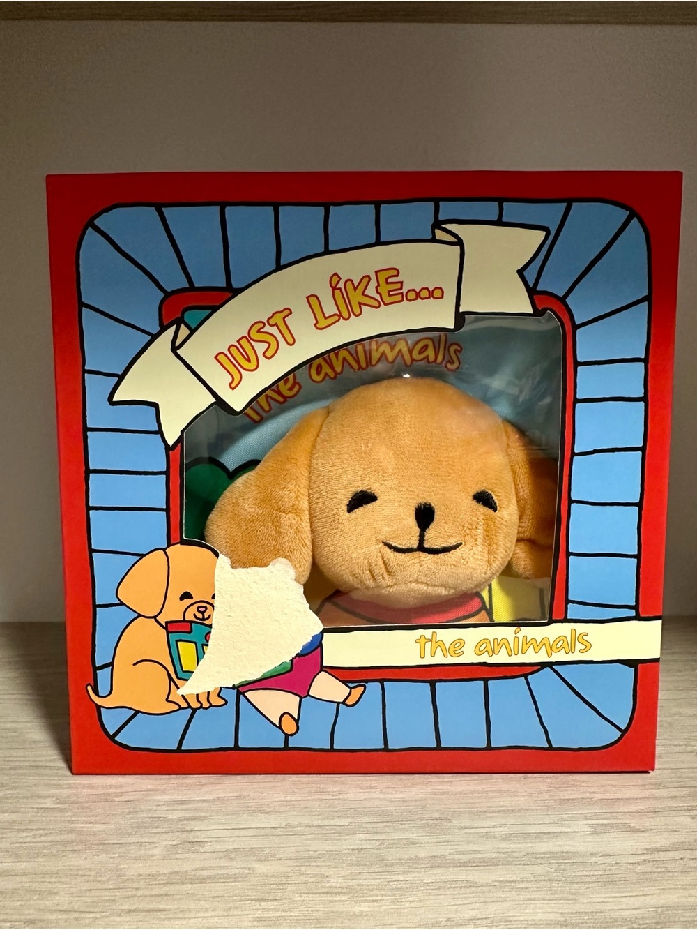 NWT - Just Like The Animals Plush Baby Book